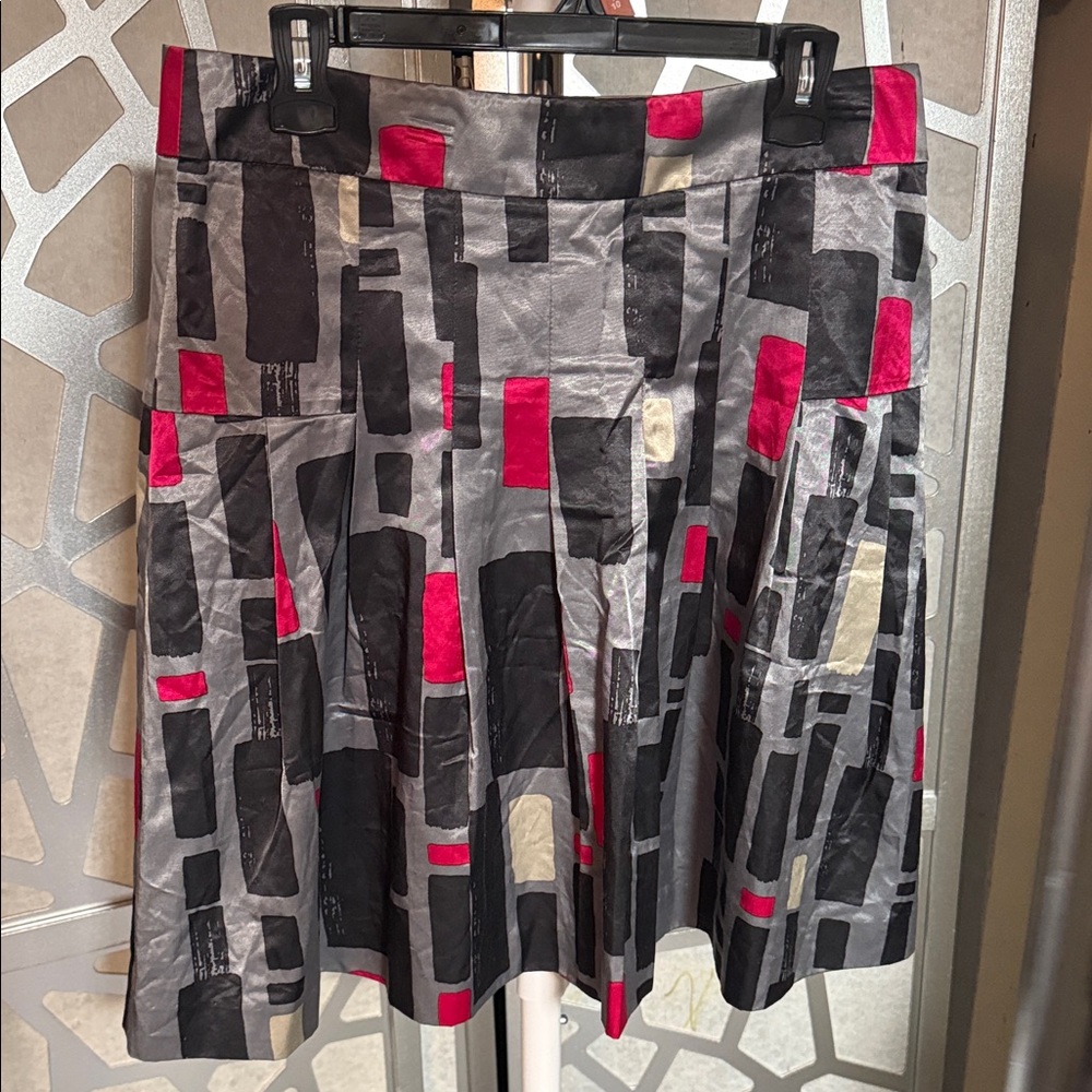 Premise A-Line Skirt - Black, Red, Gray